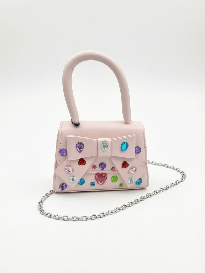 Bejeweled Mini Bow Purse