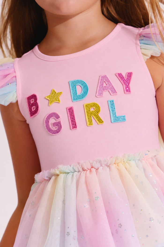 Birthday Girl Ombre Dress