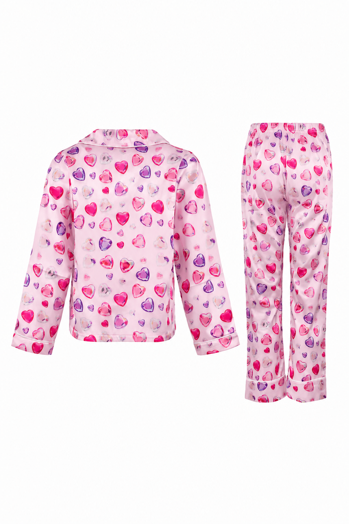Diamond Hearts Silky Set