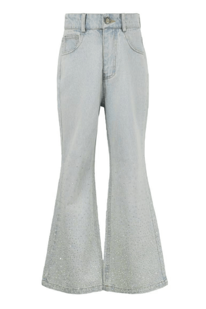 Lola + The Boys Bottoms Crystal Cascade Jeans