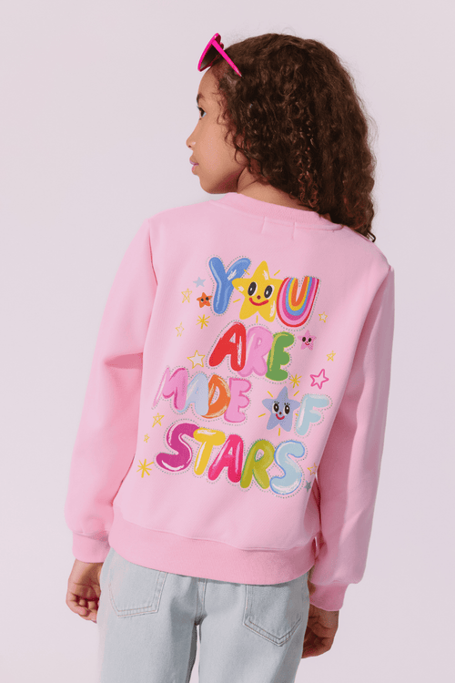 Lola + The Boys Sweaters & Sweatshirts 2 You Are Made of Stars Sweatshirt