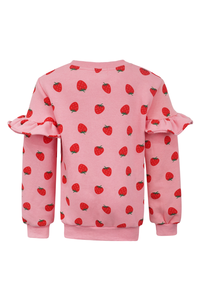 Strawberry Ruffle Joggers Set