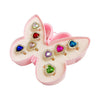 Butterfly Gem Heart Ring Set