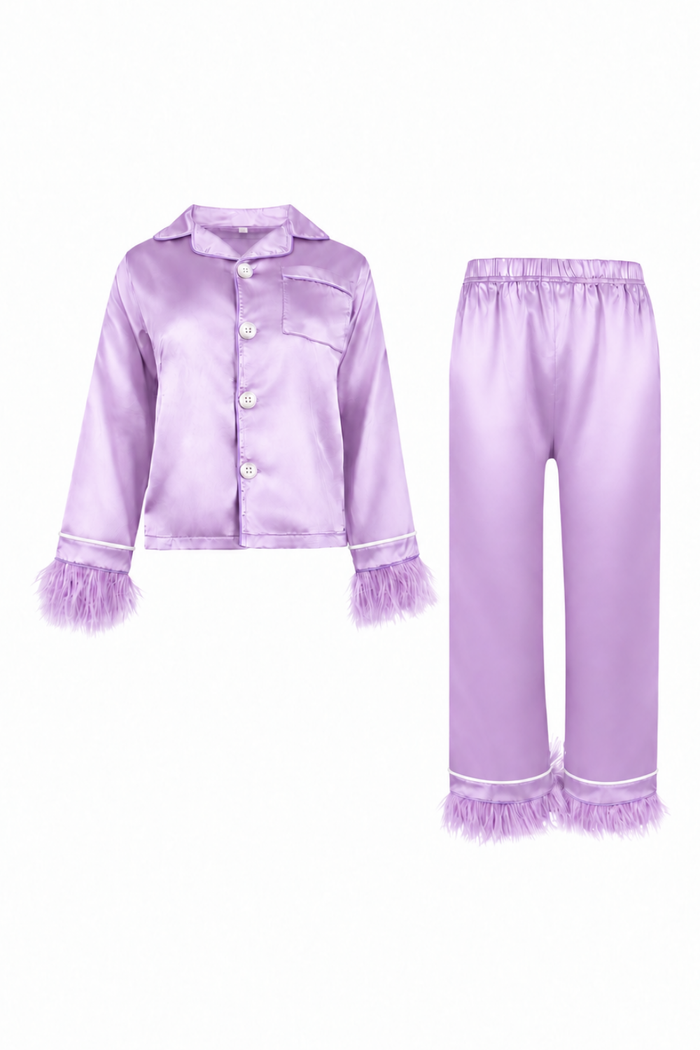 Lavender Feather Silky Set