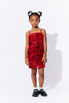 Paillette Ruby Party Dress