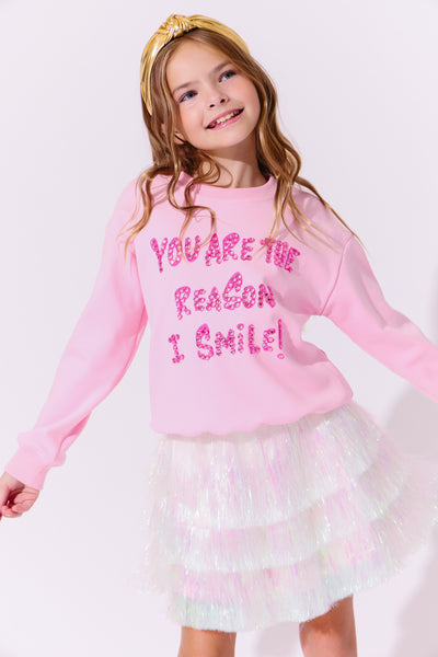 You are the reason I smile Sweatshirt