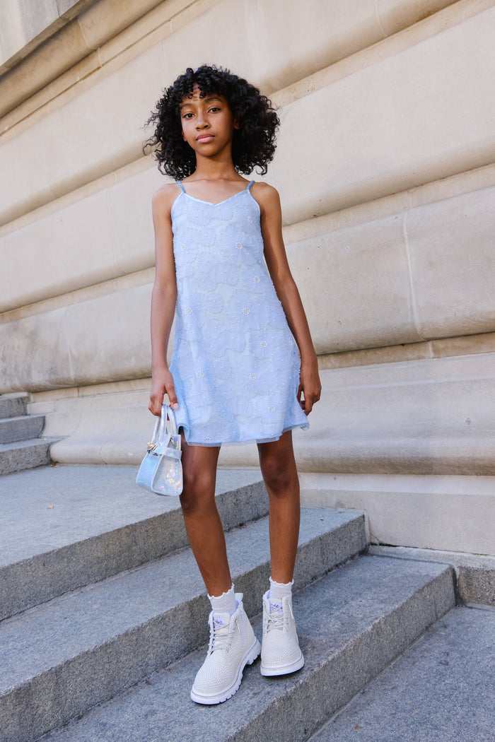 Princess Beaded Flowers Dress