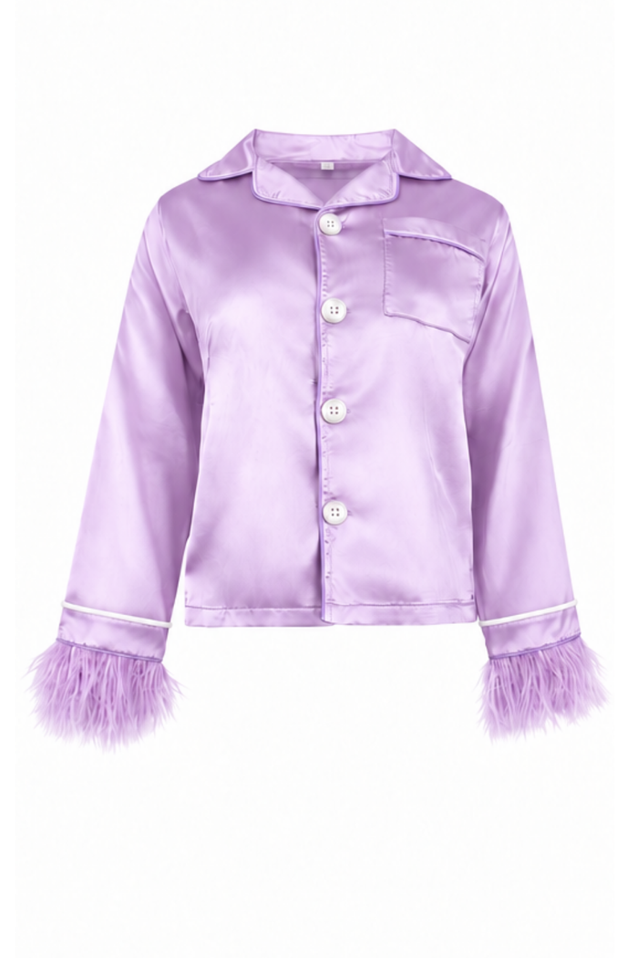 Lavender Feather Silky Set