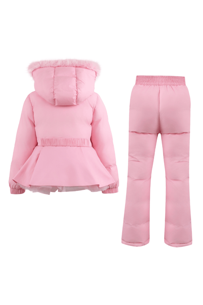 Lola + The Boys Jacket Pink Princess Snow Set