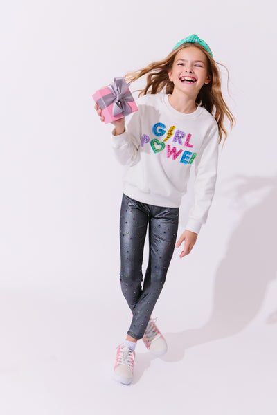 Crystal Girl Power Sweatshirt