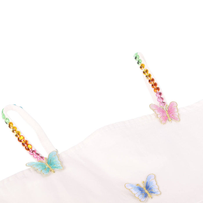 Lola + The Boys 3D Rainbow Butterfly High Low Dress