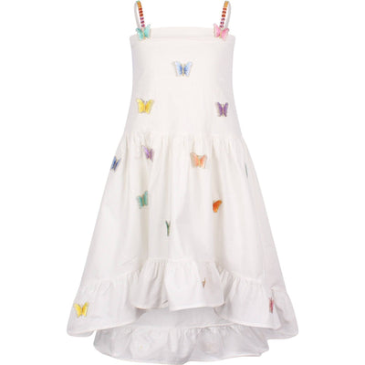 Lola + The Boys 3D Rainbow Butterfly High Low Dress