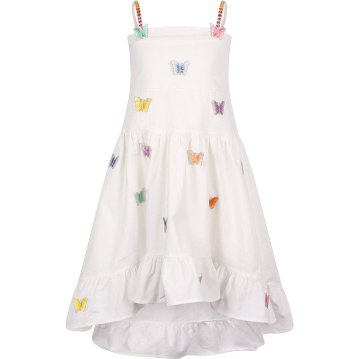 Lola + The Boys 3D Rainbow Butterfly High Low Dress