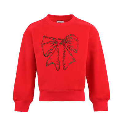 Shimmer Bow Sweatshirt