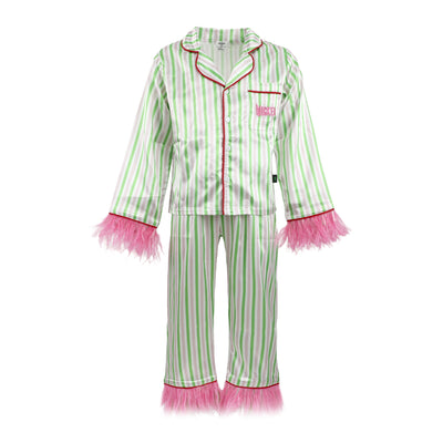 Women's Glinda Stripe Silky Set