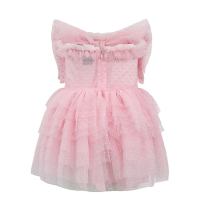 Dream Bow Mini Tulle Dress