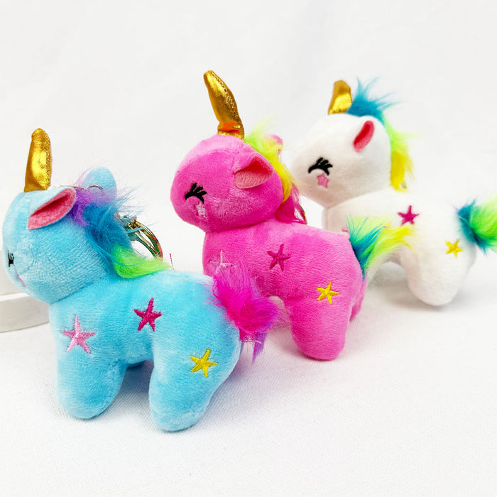 Cute Unicorn Plushie Key Chain