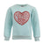 Women's Chicago Sparkle Heart Sweatshirt