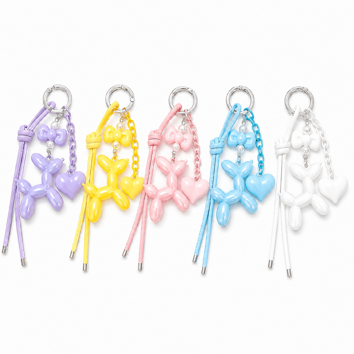 Balloon Dog Bag Charm