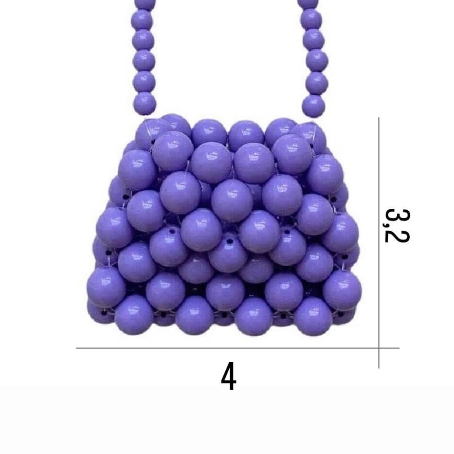 Gumball Beaded Coin Purse