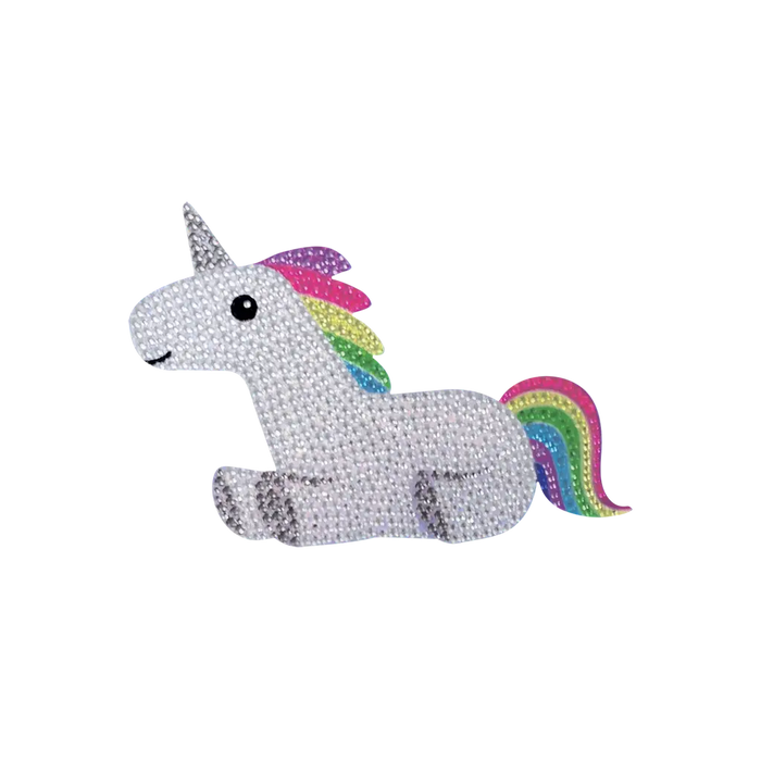 Unicorn Removable Rhinestone Decal Greeting Card