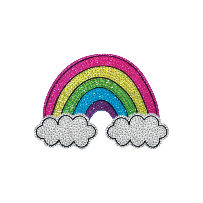 Rainbow Removable Rhinestone Decal Greeting Card