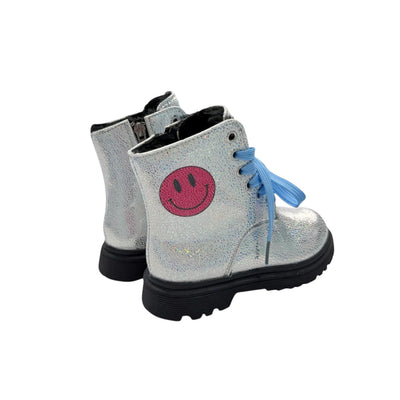 Happy Emoji Combat Boots