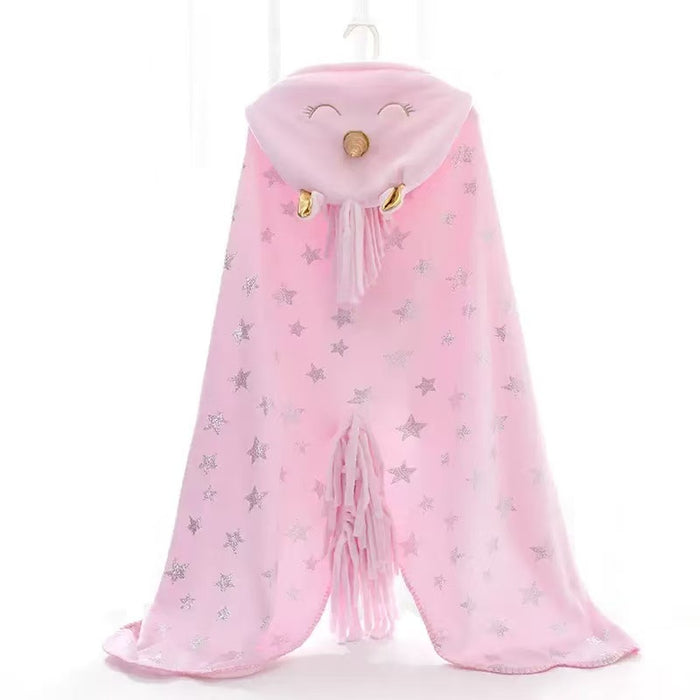 Rainbow Unicorn Cape Blanket