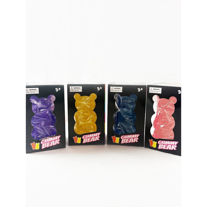 Large Solid Transparent Gummy Bear Squishy Toy