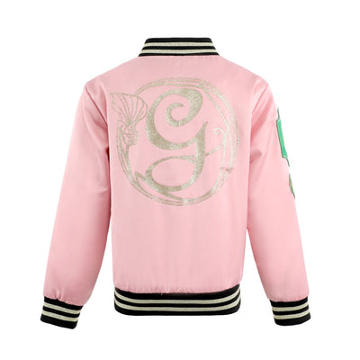 Pinky Satin Bomber