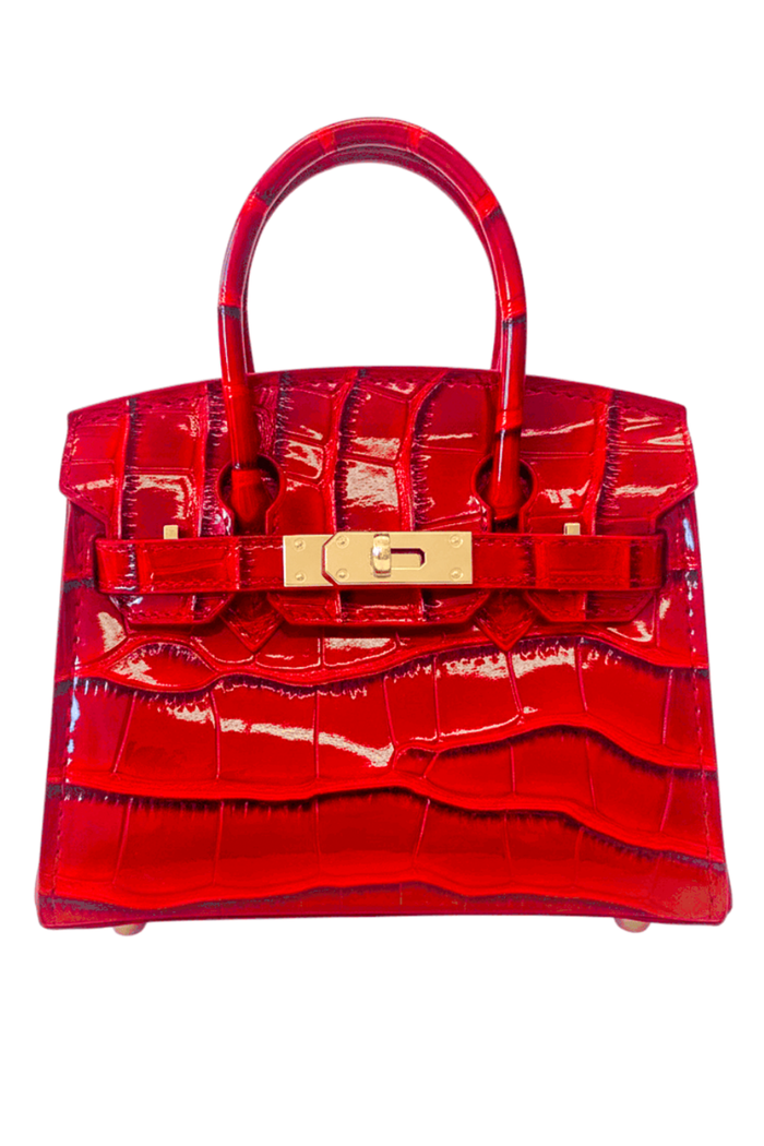 Red Croc Mini Purse
