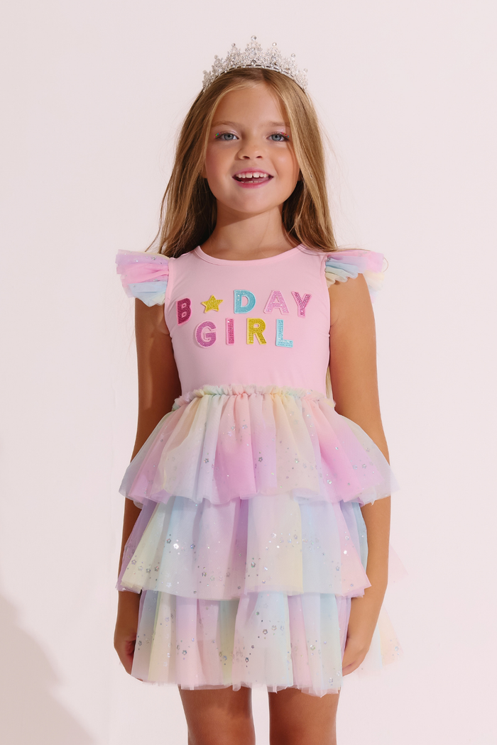 Birthday Girl Ombre Dress