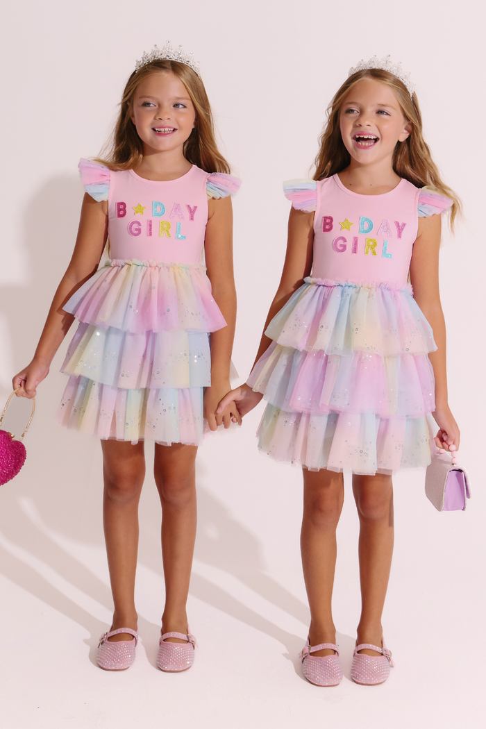 Birthday Girl Ombre Dress