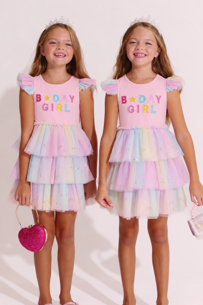 Birthday Girl Ombre Dress