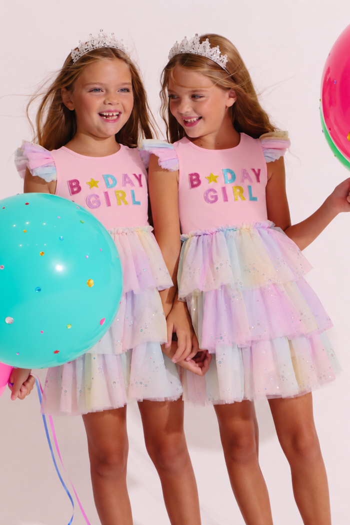 Birthday Girl Ombre Dress