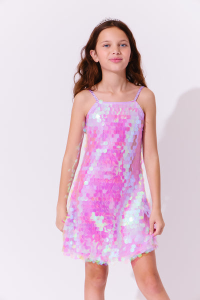 Lavender Magic Paillette Dress