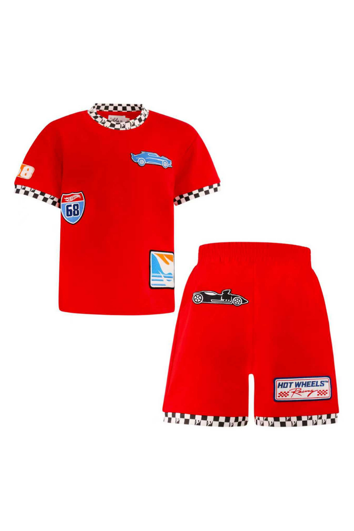 Red Racer Patch Set
