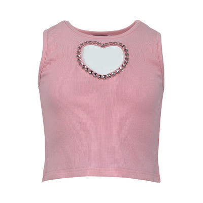 Crystal Heart Top