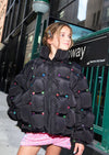 Rainbow Gem Quilted Puffer