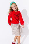 Shimmer Bow Sweatshirt