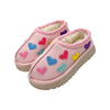 Candy Heart Sherpa Booties