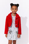 Scarlet Shimmer Bow Jacket