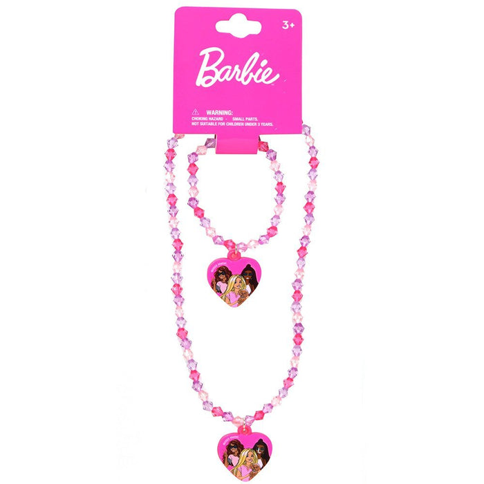 Barbie Necklace & Bracelet Set Hanging