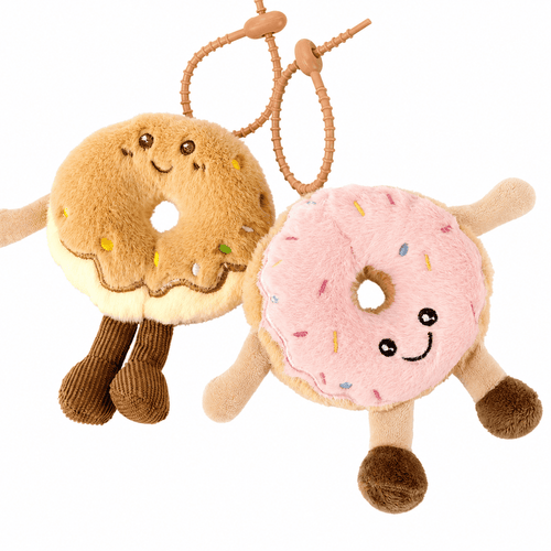 Lotus Accessories Plush Donut Bag Charm