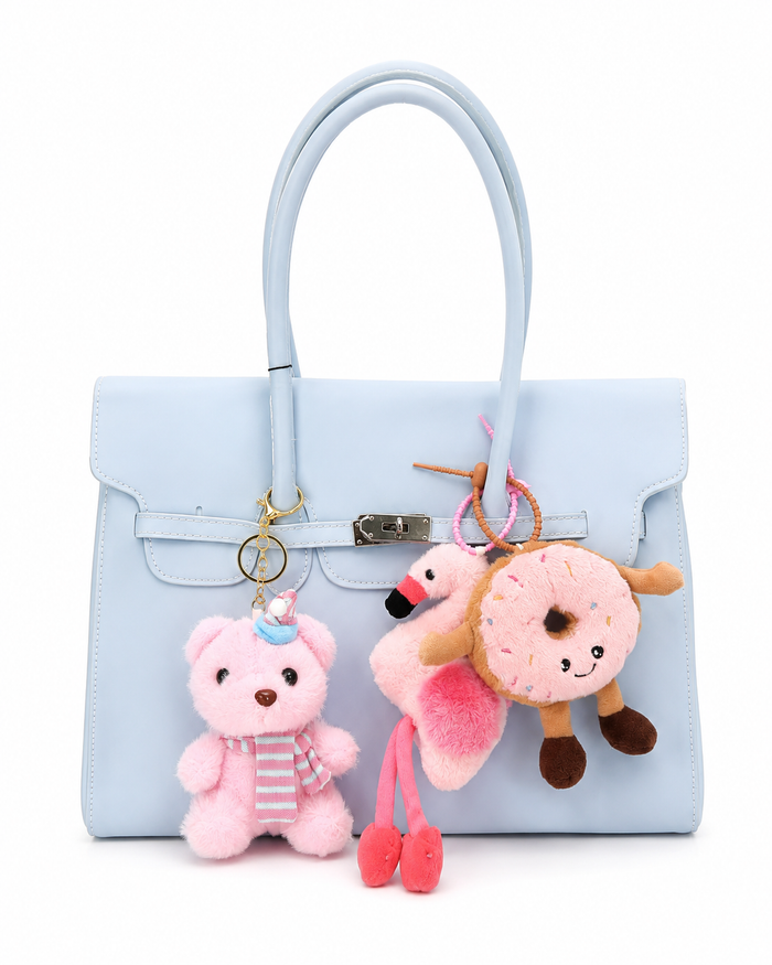 Plush Donut Bag Charm