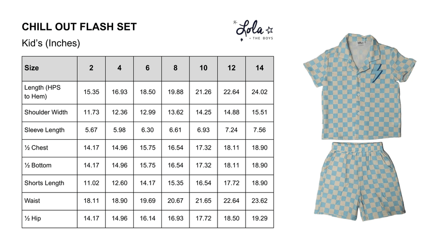 Size Chart Mobile
