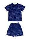 Navy Batman Short Set