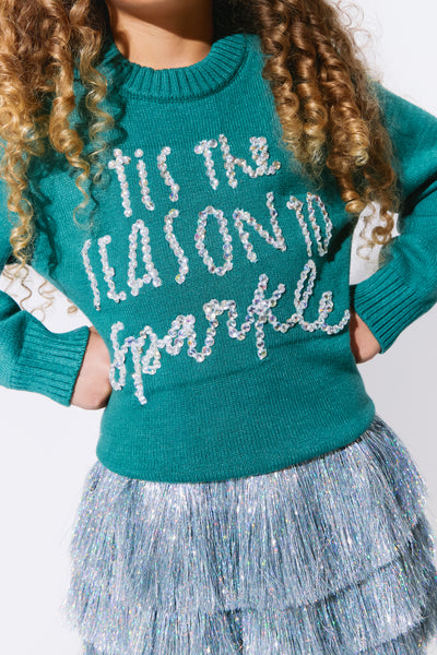 Tis The Season to Sparkle Crystal Sweater