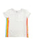 White Rainbow Sequin Tee