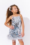 Magical Paillette Feather Dress